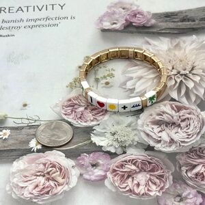 Roxanne Assoulin Good Vibes Tile Bracelet